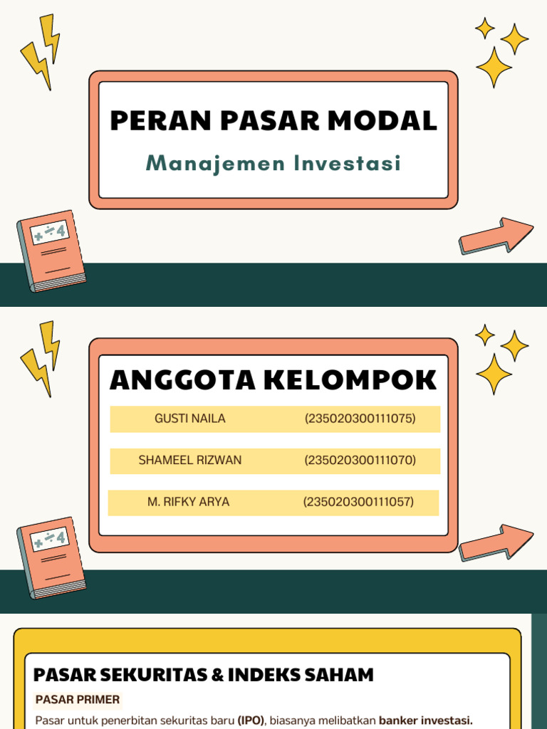 Peran Pasar Modal dalam Investasi PDF Peran Pasar Modal dalam Investasi PDF