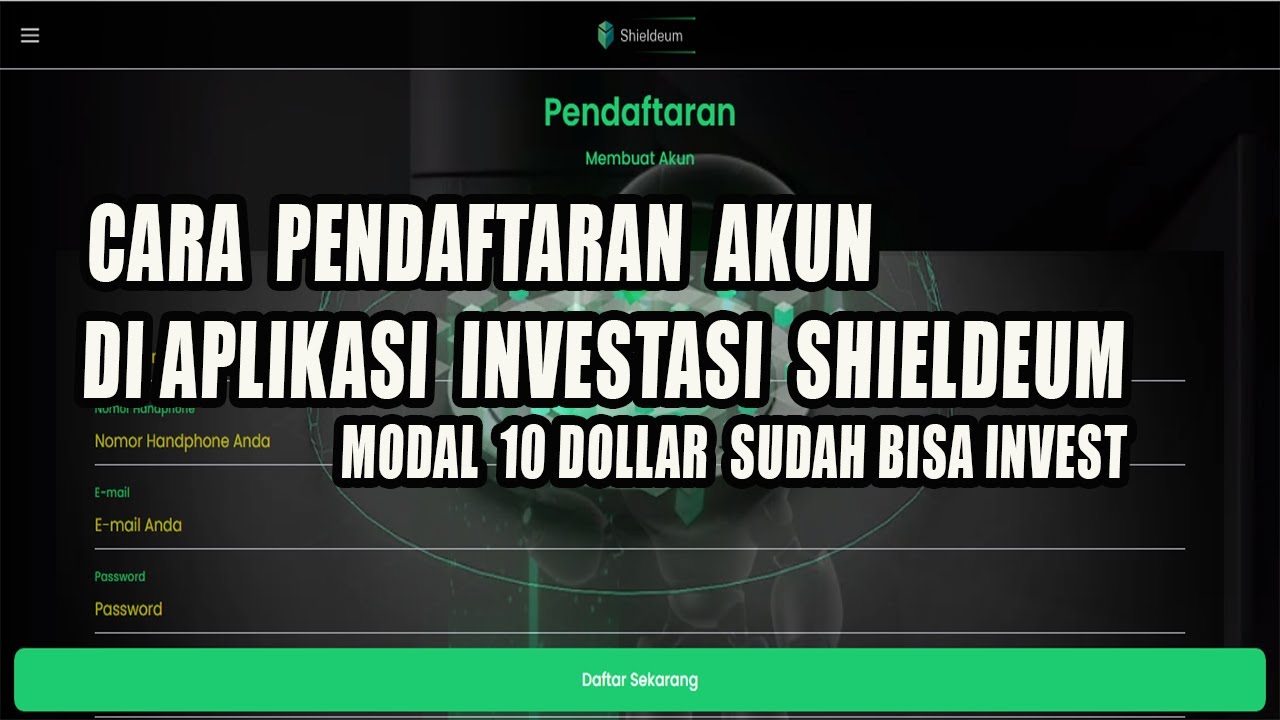 CARA PENDAFTARAN AKUN INVESTASI DI APLIKASI SHIELDEUM PLAYSTORE CARA PENDAFTARAN AKUN INVESTASI DI APLIKASI SHIELDEUM PLAYSTORE